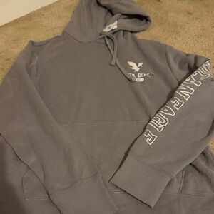 Gray American Eagle Hoodie